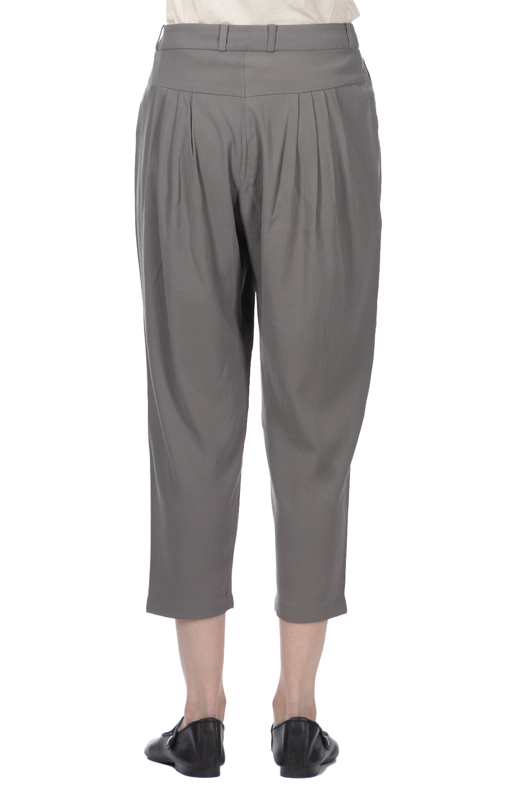 Evam Eva - Cotton Tuck Pants - Grey